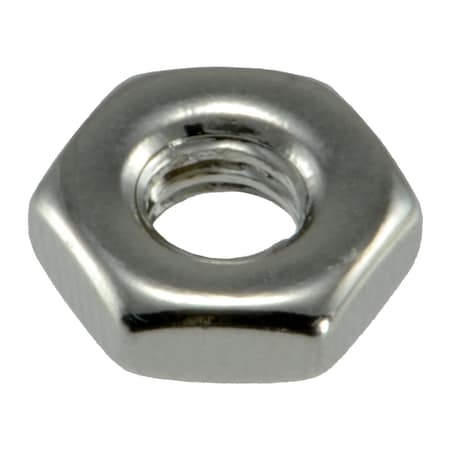 Midwest Fastener Hex Nut, #8-32, 18-8 Stainless Steel, Not Graded, Plain, 15 PK 33361